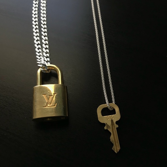 Louis Vuitton Other - Silver Chain With Louis Vuitton Lock